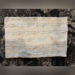 The Land of Nod Playful Dog Print Toddler Pillowcase